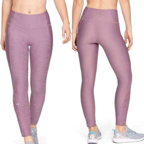 Under Armour Jacquard Ankle Crop Leggings - Picture 3 of 8